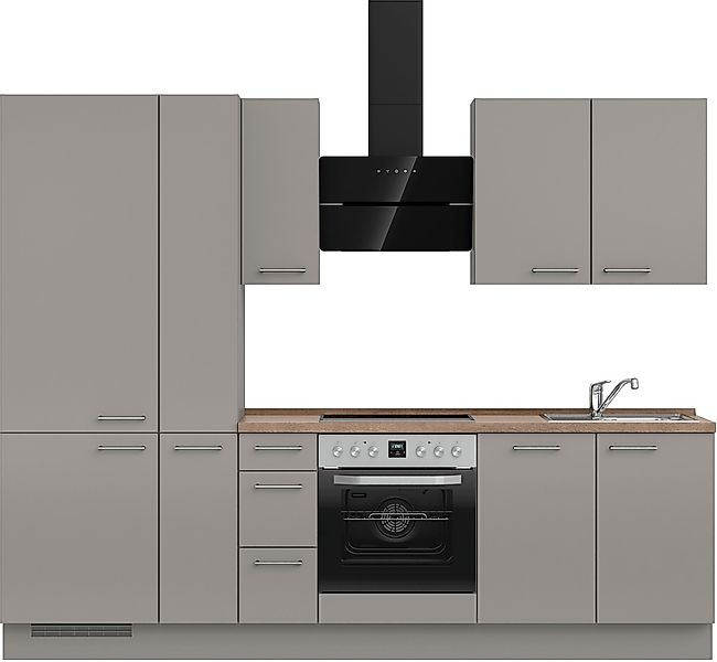 nobilia Küchenzeile ""Laser II", Ausrichtung wählbar, Breite 270 cm" vormon günstig online kaufen