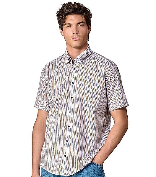 CASAMODA Kurzarmhemd CASAMODA Freizeithemd Kurzarm gestreift günstig online kaufen