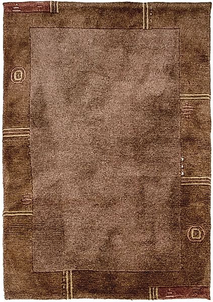 morgenland Wollteppich »Nepal Teppich Erlon«, rechteckig, 18 mm Höhe, handg günstig online kaufen