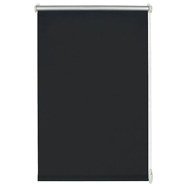 Thermo Klebe-/Klemmrollo Verdunklungsqualität schwarz B/L: ca. 120x150 cm günstig online kaufen
