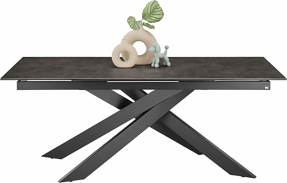 set one by Musterring Esstisch "Baltimore" Platte aus Glas-Keramik, auszieh günstig online kaufen