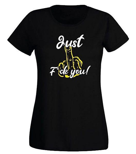 G-graphics T-Shirt Just F*ck you! Slim-fit Damen T-Shirt mit trendigem Fron günstig online kaufen