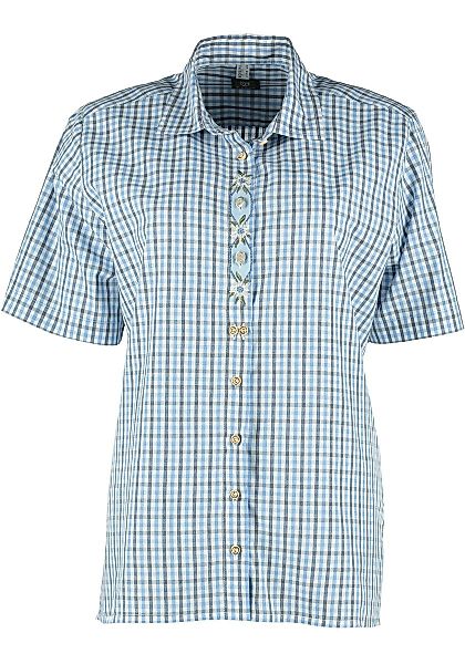 OS Trachten Trachtenbluse Wyfop Damen Kurzarmbluse günstig online kaufen