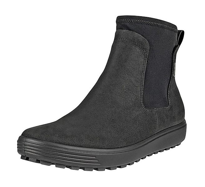 Ecco Stiefelette Soft 7 Tred Chelsea GTX (Nubukleder, wasserdicht) schwarz günstig online kaufen