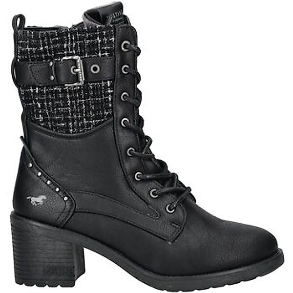 MUSTANG Stiefelette Lederimitat/Textil Schnürstiefelette günstig online kaufen