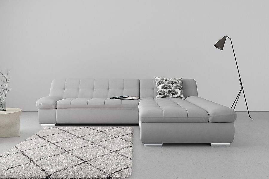 DOMO collection Ecksofa »Mona L-Form« wahlweise mit Bettfunktion günstig online kaufen