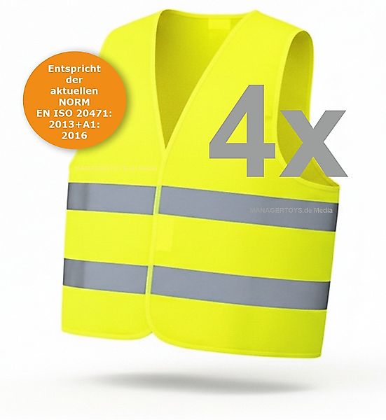 Petex Warnweste Vier Pannenwesten AKTUELLE ISO günstig online kaufen