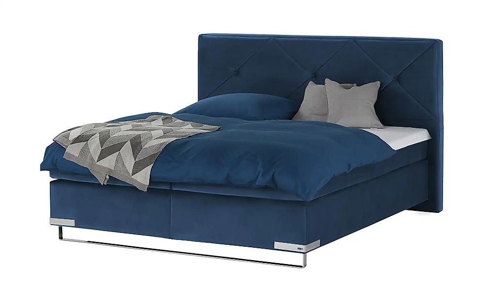 Musterring Boxspringbett Standardversion Dubai ¦ blau ¦ Maße (cm): B: 177 H günstig online kaufen