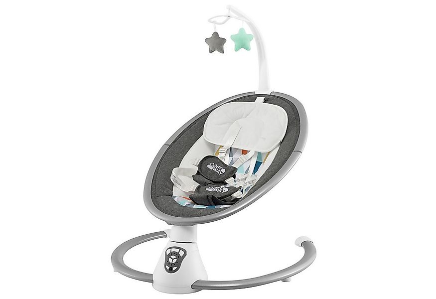 COSTWAY Babywippe Babyschaukel, elektrisch mit 5 Schaukelstufen, Musik günstig online kaufen