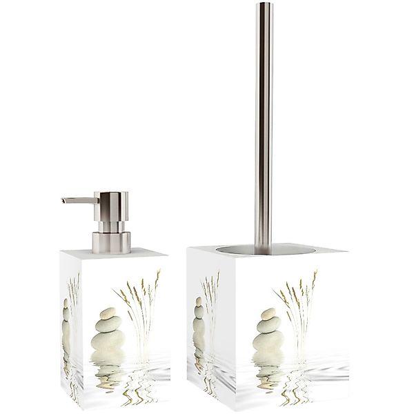 Sanilo Badaccessoire-Set mit Motiv, viele schöne Seifenspender und WC Bürst günstig online kaufen