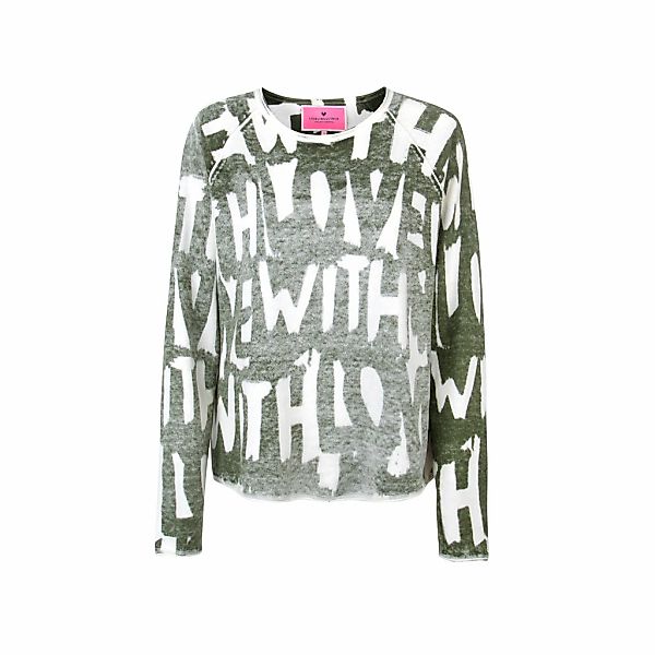 Lieblingsstück Strickpullover Damen Pullover Langarm mit All-Over Print (1- günstig online kaufen