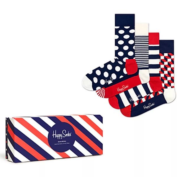 Happy socks  Socken Classic Navy 4-Pack Gift Box günstig online kaufen