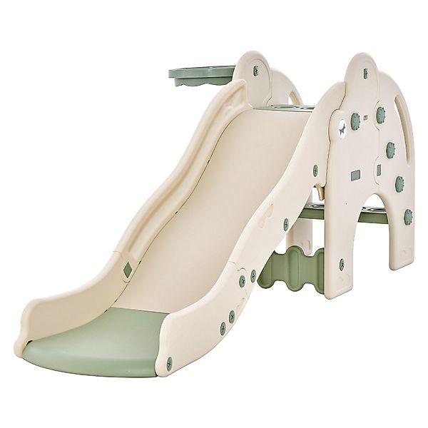 COSTWAY Rutsche, Kinderrutsche, Gartenrutsche, mit Basketballkorb günstig online kaufen