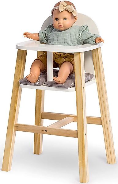 MUSTERKIND® Puppenhochstuhl Viola, natur/weiß günstig online kaufen