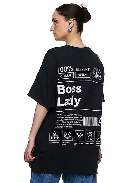 Worldclassca T-Shirt Worldclassca Oversized Print GIRL günstig online kaufen
