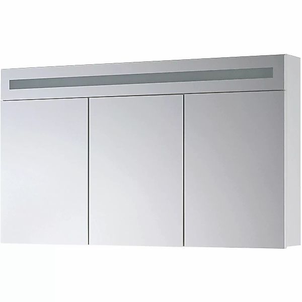 Sanotechnik Spiegelschrank Weiß 120 cm mit Softclose Türen günstig online kaufen