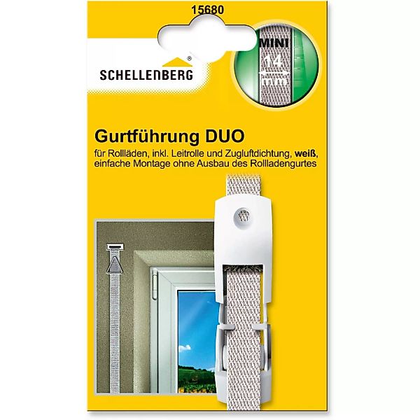 Schellenberg Rollladen Gurtführung Duo Mini Weiß günstig online kaufen