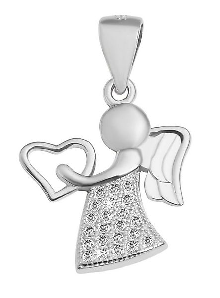 Adelia´s Kettenanhänger modischer Engel Anhänger aus 925 Sterling Silber günstig online kaufen