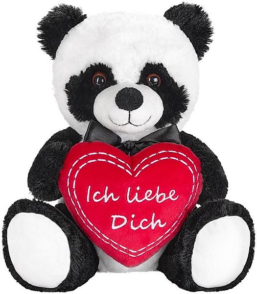 BRUBAKER Kuscheltier Panda Teddy Plüschbär mit Herz Rot Ich Liebe Dich (1-S günstig online kaufen