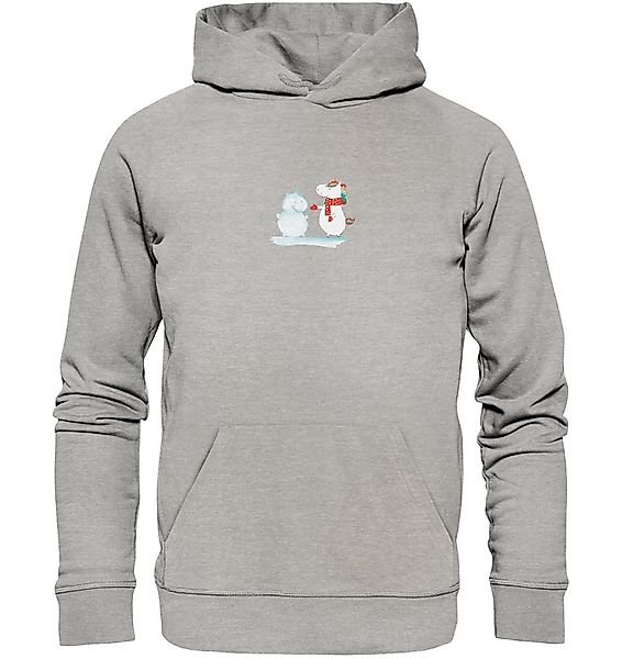 Mr. & Mrs. Panda Hoodie Größe XXL Einhorn Schneemann - Heather Grey - Gesch günstig online kaufen