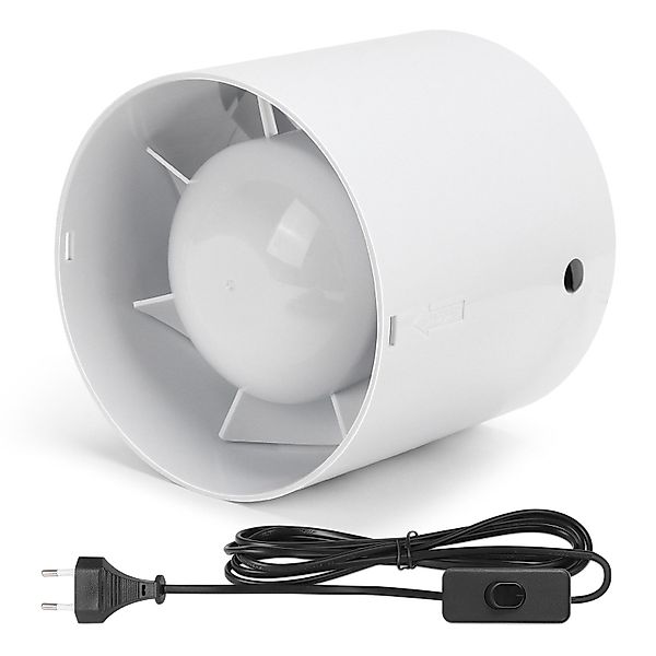 XERSEK Wandventilator 100 mm Kanal Rohrventilator günstig online kaufen