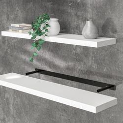 Casaria Wandboard, Weiß Hängeregal mit Halterung günstig online kaufen