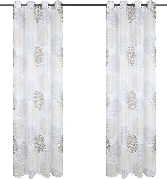 my home Gardine BELEM, Ösen (1 günstig online kaufen