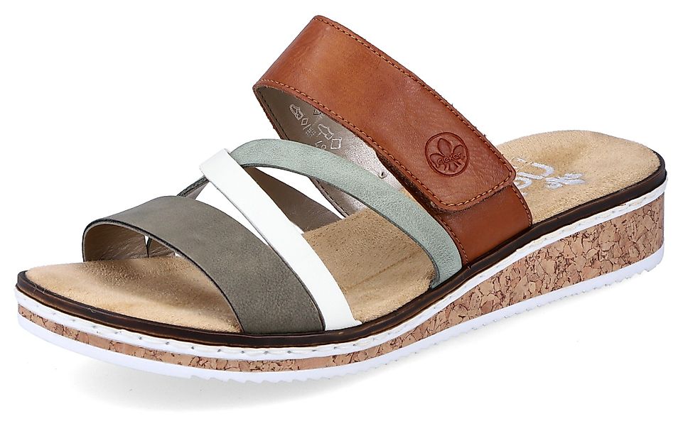 Rieker Pantolette, Keilabsatz, Sommerschuh, Schlappen mit günstig online kaufen