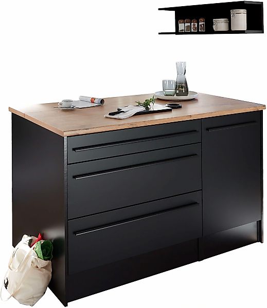 BASIC by Balculina Kücheninsel "Jazz Kücheninsel" Breite 145 cm, Türen und günstig online kaufen