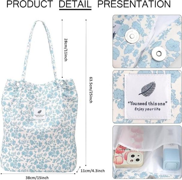 Coonoor Schultertasche Damen Grosse Kapazität Canvas günstig online kaufen