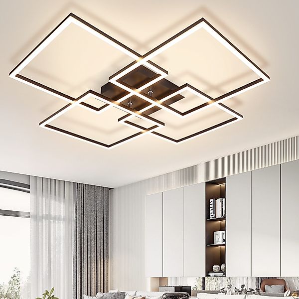ZMH LED Deckenleuchte Wohnzimmer 4 Rahmen günstig online kaufen