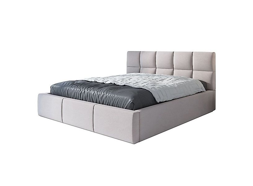 A&J MöbelLand GmbH Polsterbett CARLOS mit Matratze und Bettkasten. (Bett mi günstig online kaufen