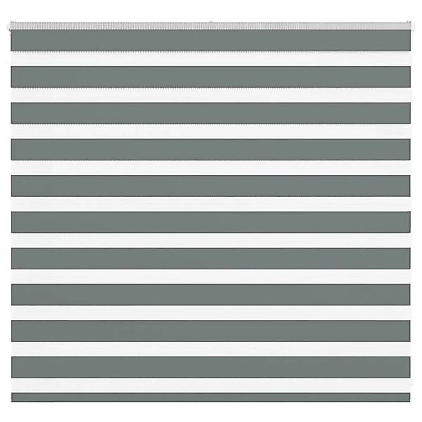 vidaXL Doppelrollo Dunkelgrau 160x100 cm Stoffbreite 155,9 cm Polyester 401 günstig online kaufen