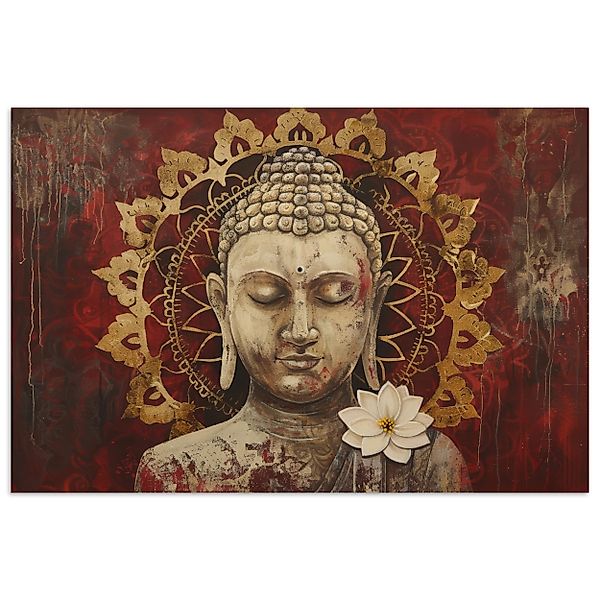 MuchoWow Poster Buddha - Mandala - günstig online kaufen