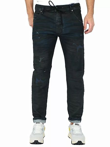 Diesel Tapered-fit-Jeans Beschichtete JoggJeans - Krooley 0680B - Länge:32 günstig online kaufen