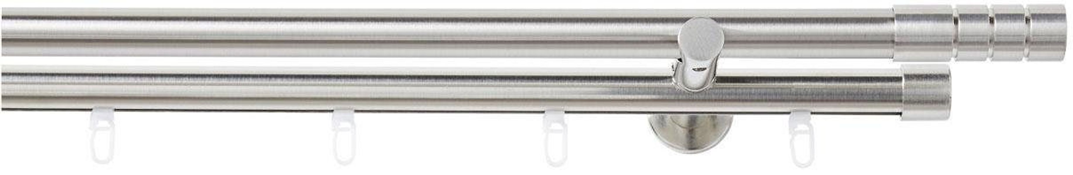 Good Life Kombi-Vorhangstange "Ranura" Ø 20 mm 2 läufig-läufig Fixmaß günstig online kaufen