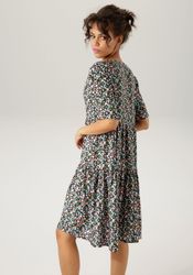 Aniston CASUAL Sommerkleid mit buntem Minimal-Blumendruck günstig online kaufen
