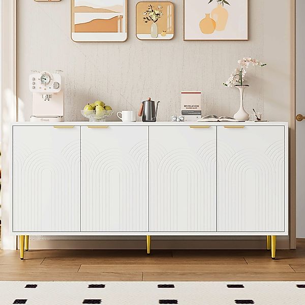 REDOM Sideboard Moderne Esszimmerschrank (mit 4 günstig online kaufen