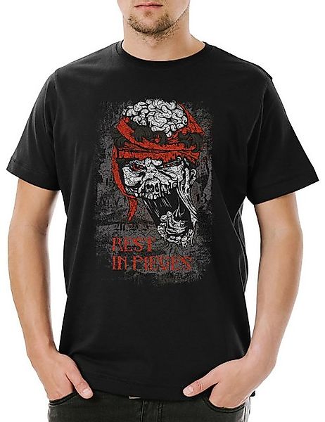 Urban Backwoods Print-Shirt Urban Backwoods Rest In Pieces Herren T-Shirt S günstig online kaufen