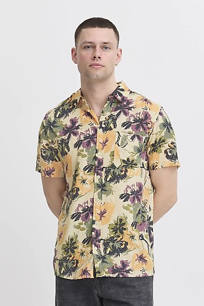 Blend Kurzarmhemd "BHATLE", Lässiges gemustertes Kurzarmhemd und Brusttasch günstig online kaufen