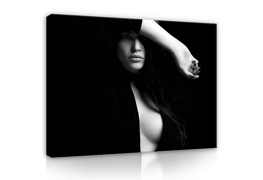 Wallarena Leinwandbild Frau Abstrakt Modern XXL Wandbilder Wanddeko Bilder günstig online kaufen