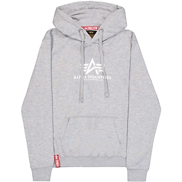 Alpha Industries  Sweatshirt New Basic Hoodie Women - grey heather günstig online kaufen