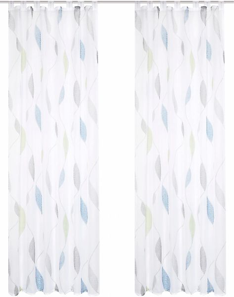 HOME WOHNIDEEN Vorhang "PAOLO" Schlaufen 2 Stk. tlg. 2er Pack Schlaufenscha günstig online kaufen