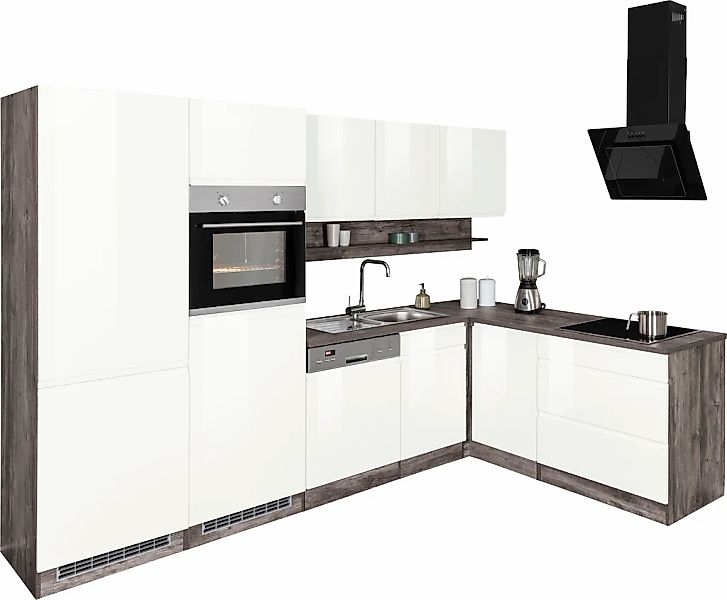 HELD MÖBEL Winkelküche "Virginia", Stellbreite 290/190 cm cm, wahlweise mit günstig online kaufen