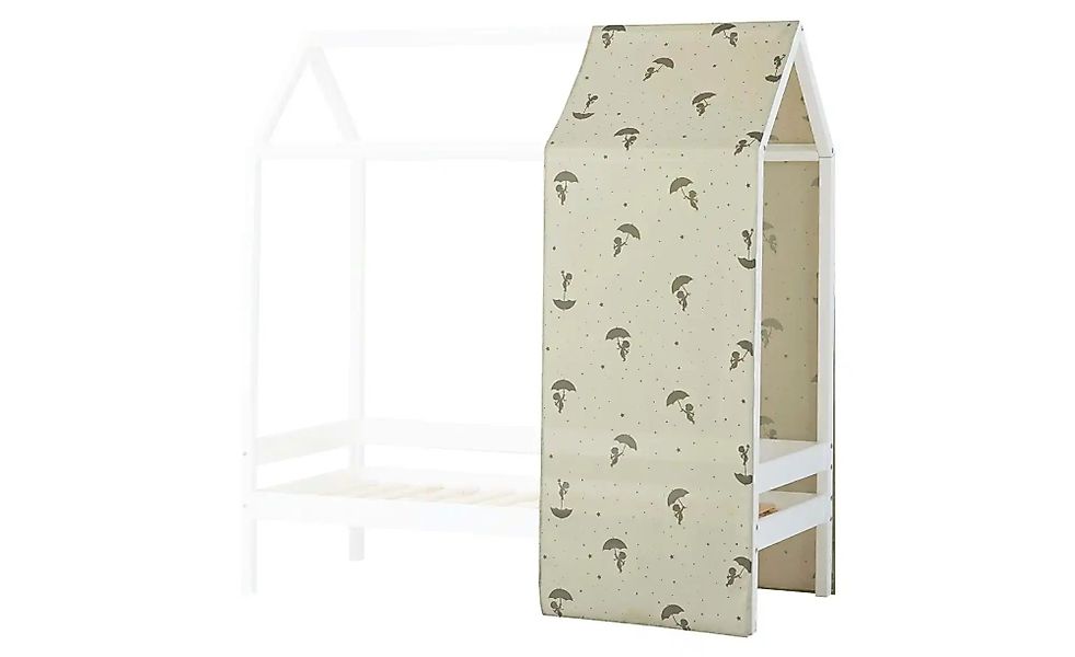 Hoppekids Hausbett-Vorhang 70x160 cm  Ole Lukoie ¦ grün ¦ Maße (cm): B: 65 günstig online kaufen