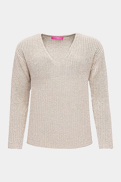 six-o-seven Strickpullover Six-o-Seven Baumwoll-Strickpullover mit V-Aussch günstig online kaufen