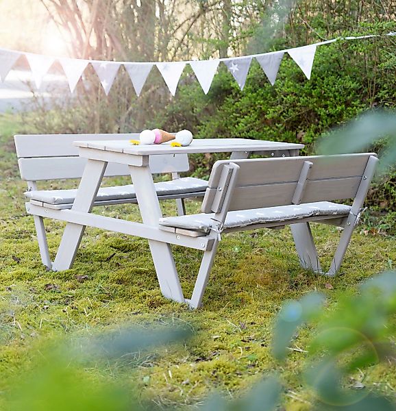 roba® Kindersitzgruppe »Picknick for 4 Outdoor Deluxe, Teakholz« günstig online kaufen