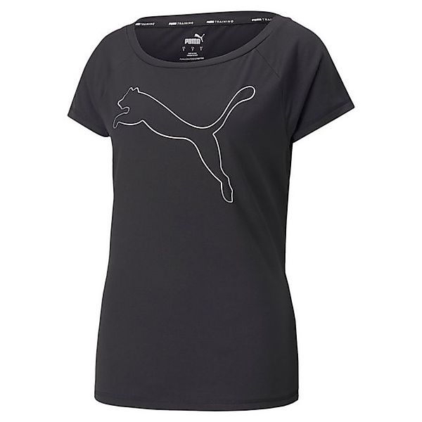 PUMA Kurzarmshirt Train Favorite Jersey Cat PUMA BLACK günstig online kaufen