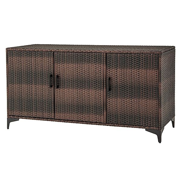 KOMFOTTEU Garten-Geräteschrank, 318L Gartenschrank Rattan, mit günstig online kaufen