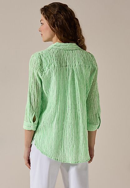 CECIL Klassische Bluse mit Streifen Seersucker günstig online kaufen